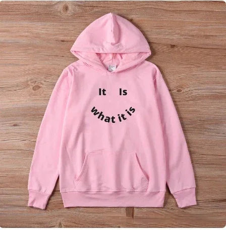 Fleece-lined Hoodie Sweater Couple's Tops Loose EX-STOCK Canada