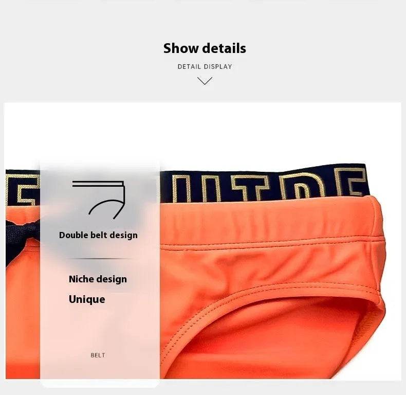 Nylon Triangle Low Waist Swimming Brief Trunks underwear men - EX-STOCK Canada