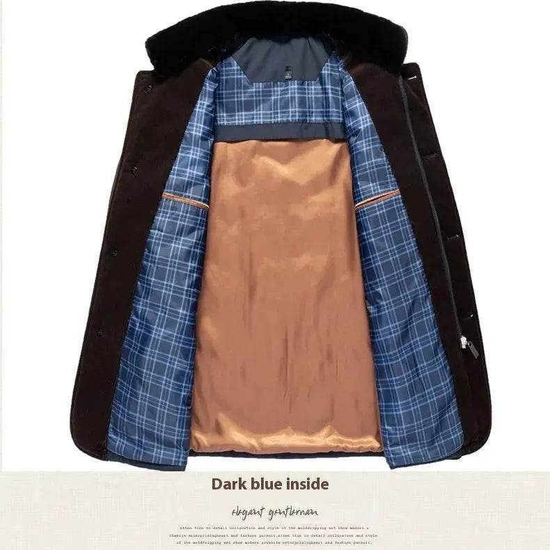 Thick warm Quilted Padded Cotton Winter Jacket for Men - EX-STOCK Canada