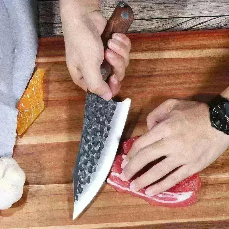 7 Inch Hand Forged Stainless Steel Kitchen Knife - EX-STOCK CANADA