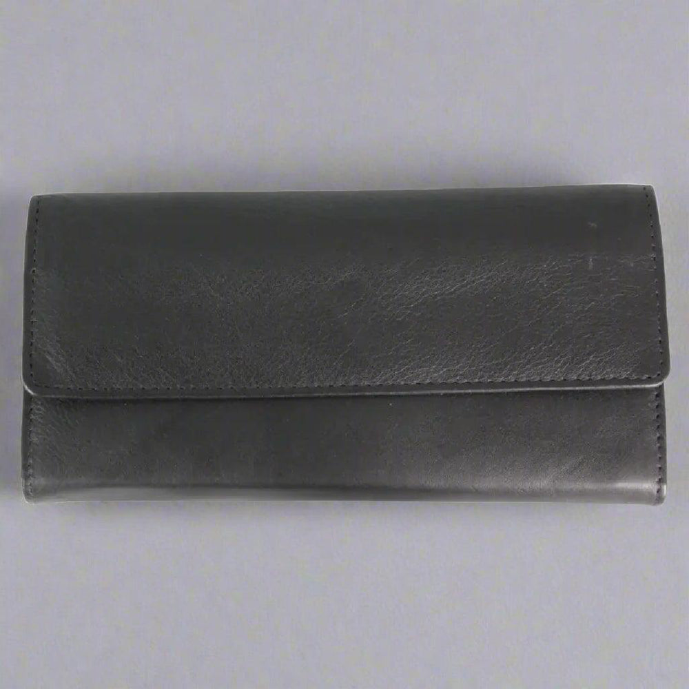 JBG International Women's Wing Flap Trifold Leather Wallet EX-STOCK Canada