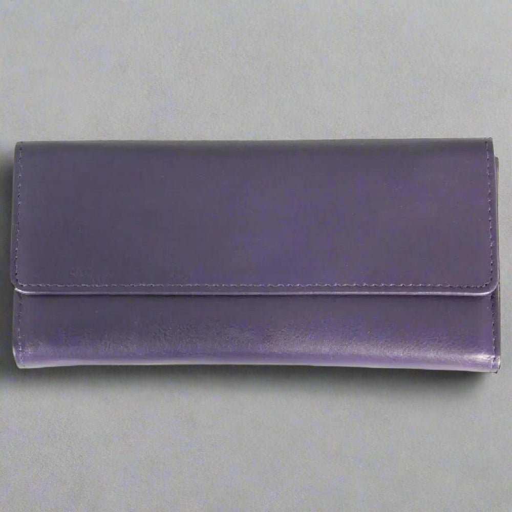 JBG International Women's Wing Flap Trifold Leather Wallet EX-STOCK Canada