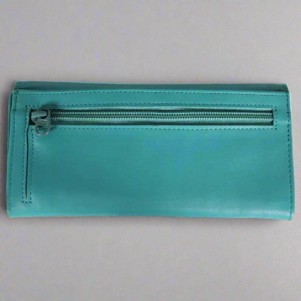 JBG International Women's Wing Flap Trifold Leather Wallet EX-STOCK Canada
