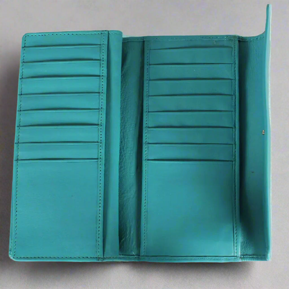 Cartera de cuero trifold con solapa de la Rama Internacional de Mujeres JBGEX-STOCK Canada