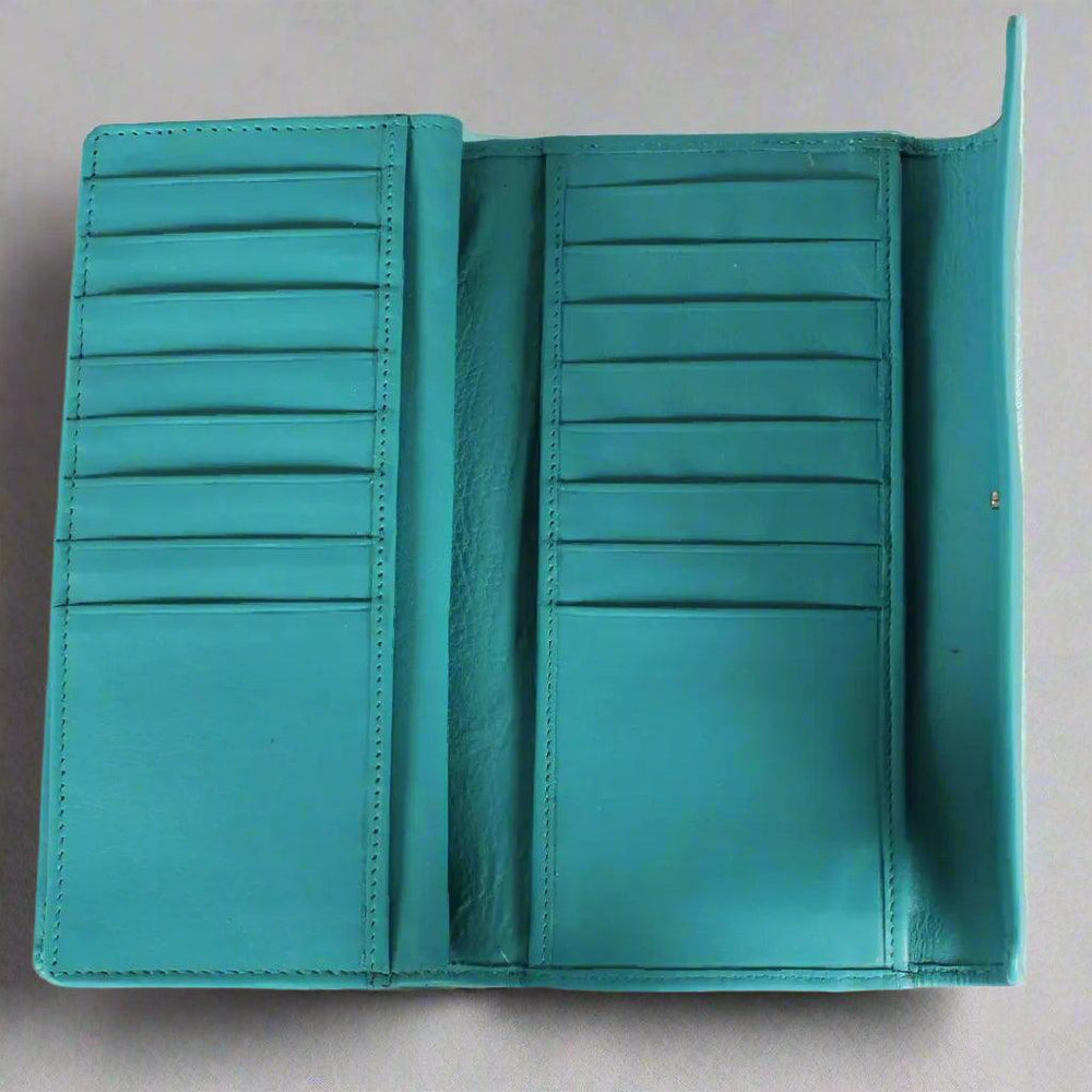 JBG International Women's Wing Flap Trifold Leather Wallet EX-STOCK Canada