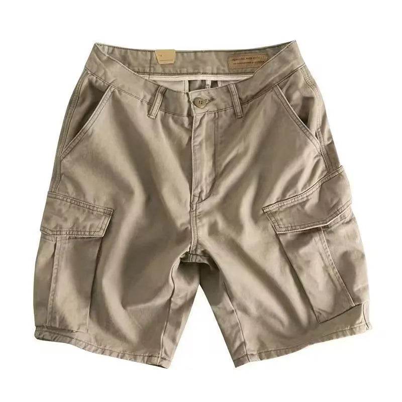 Workwear Casual Men's Loose Summer All-matching Straight Fifth Cargo short Pants - EX-STOCK Canada