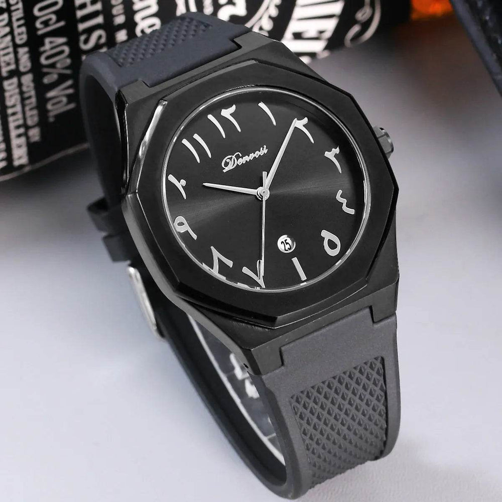 Danfu Silicone Strap Men's Simple Fashion Quartz Watch - EX-STOCK Canada