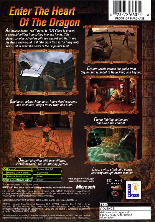 Indiana Jones and the Emperor's Tomb