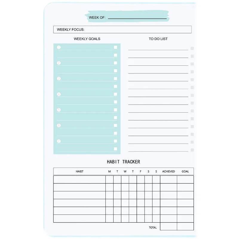 Non Dated Daily Weekly Monthly Planner Agenda Notebook Diary - EX-STOCK Canada