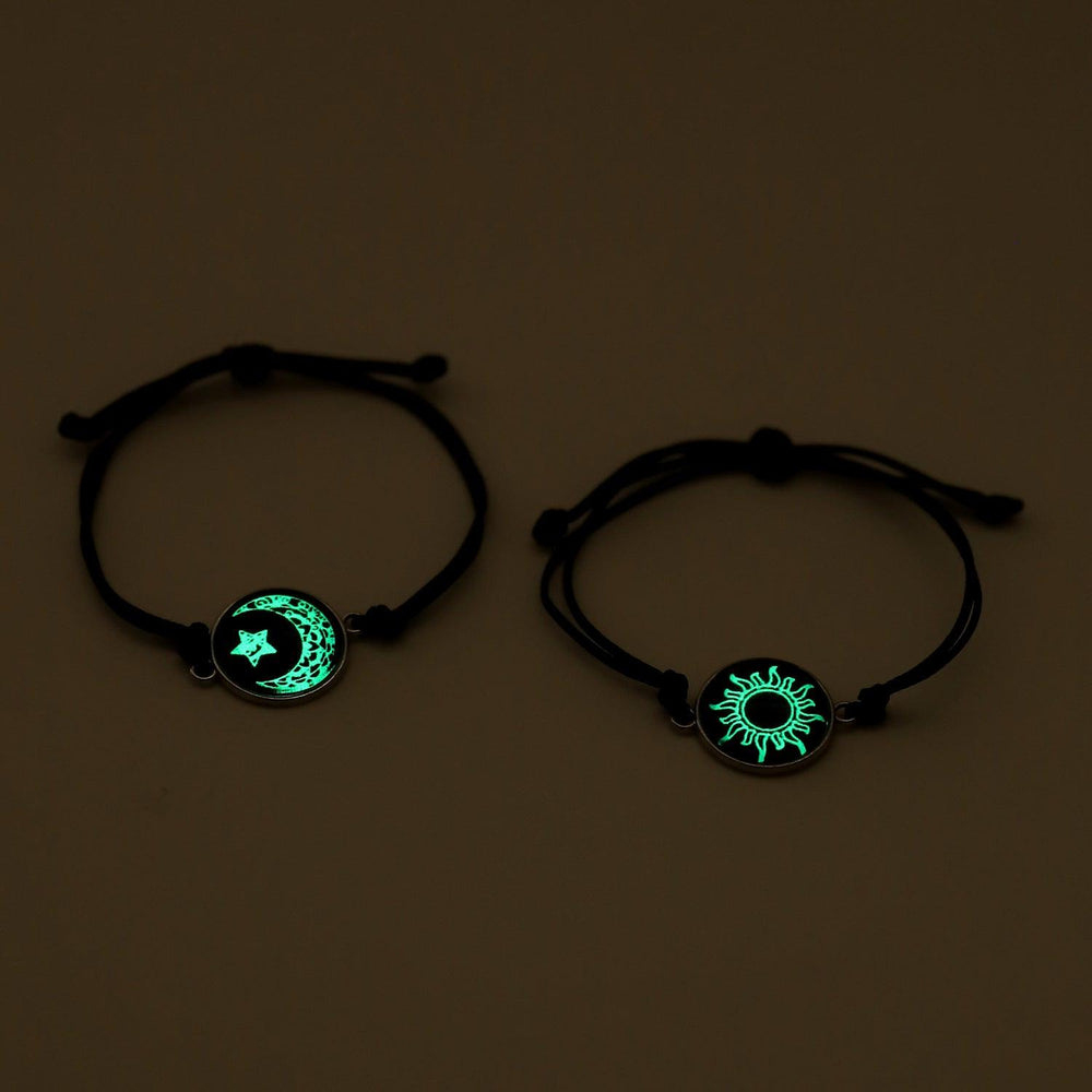 Sun And Moon Lovers Time Stone Woven Hand Strap - EX-STOCK Canada
