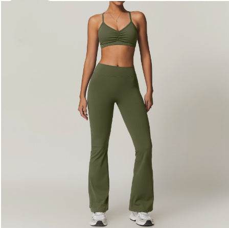 2pcs Yoga Outfit set Sport Fitness Workout Gym wear for women - EX-STOCK Canada