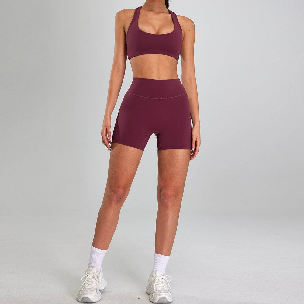 Stylish Fashion Gym clothes for women Crop workout top and Short Pant - EX-STOCK Canada