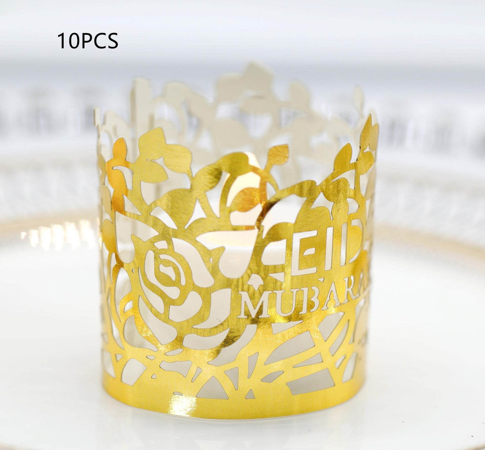 MOQ200 Ramadan Electronic Candle Lampshade Laser Cutout - EX-STOCK Canada