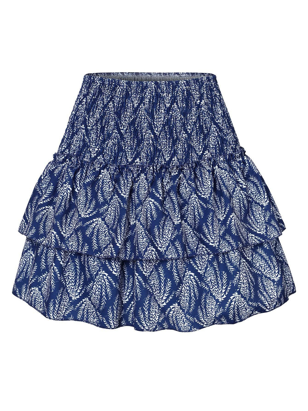 Leisure Versatile Lotus Leaf Women's Mini layered Skirt - EX-STOCK Canada