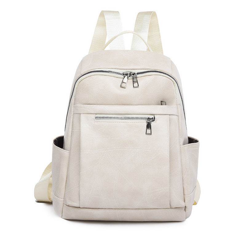 Portable Fashion Simple And Lightweight High School Leather Backpack - EX-STOCK Canada