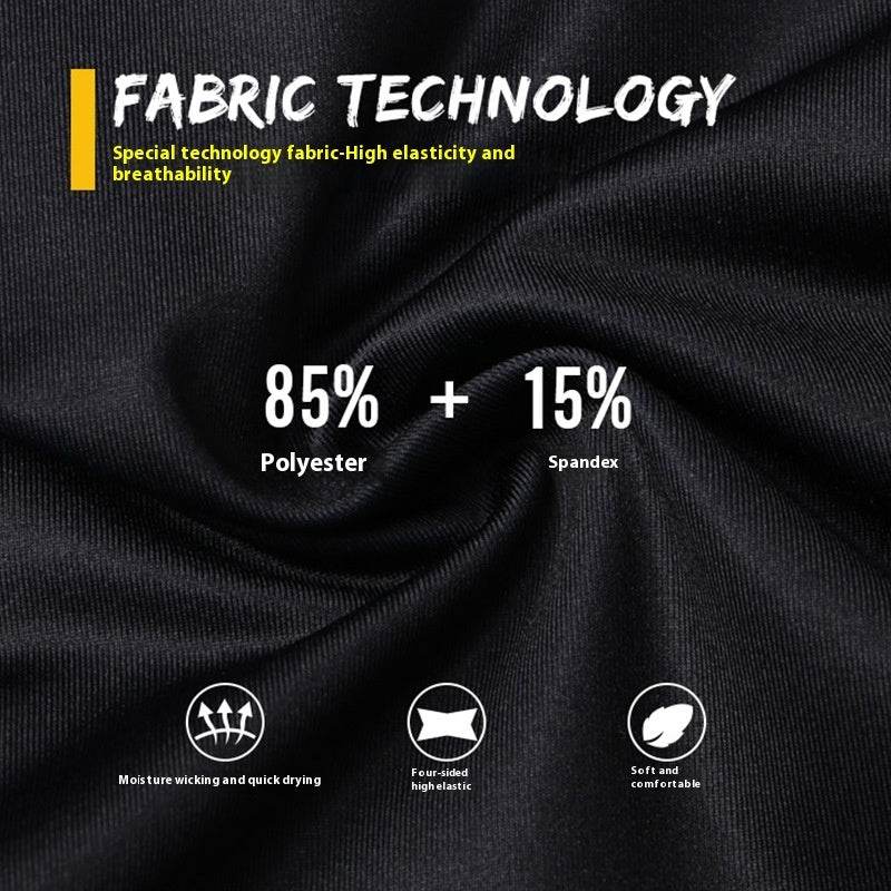 Printed Long Sleeve Fitness Top for Men Exercise Gym shirt - EX-STOCK Canada