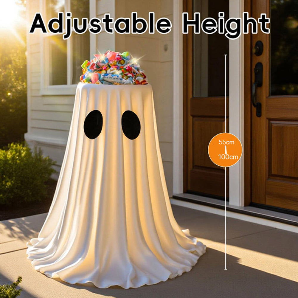 Halloween ghost candy bowl stand adjustable 55–100 cm – product view 4