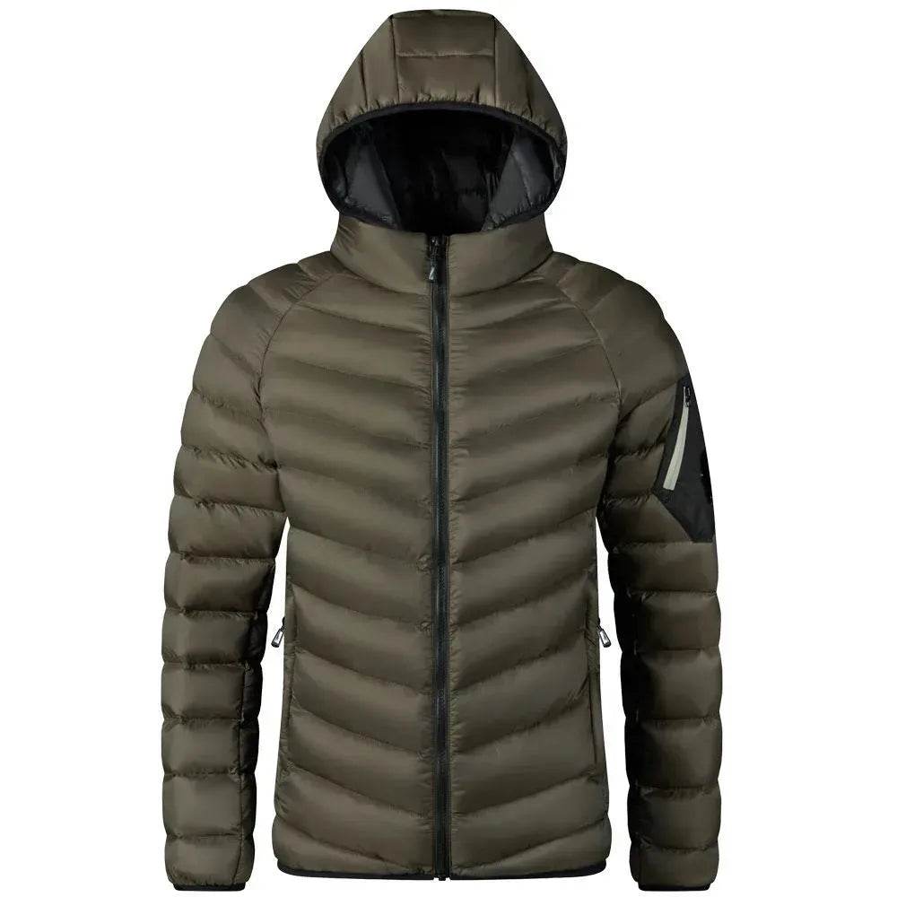 Winter Padded Thick Hooded Puffer Rain Jacket for men - EX-STOCK Canada