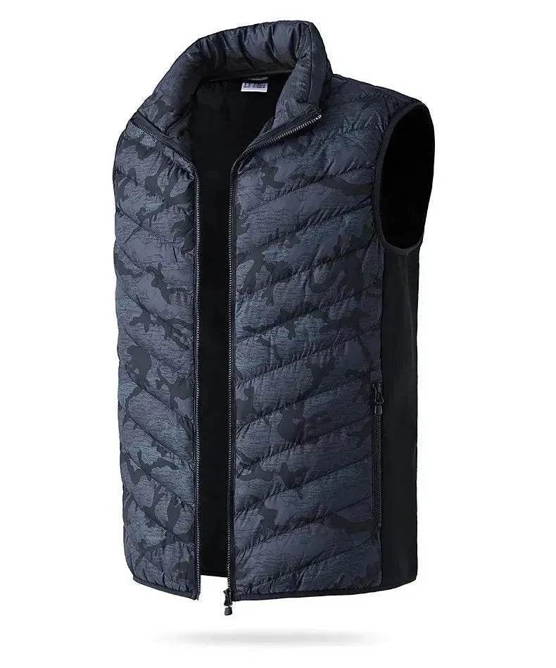 LoClimb Men's Camouflage USB Heated Vest Sleeveless Jacket for Hiking Skiing - EX-STOCK Canada