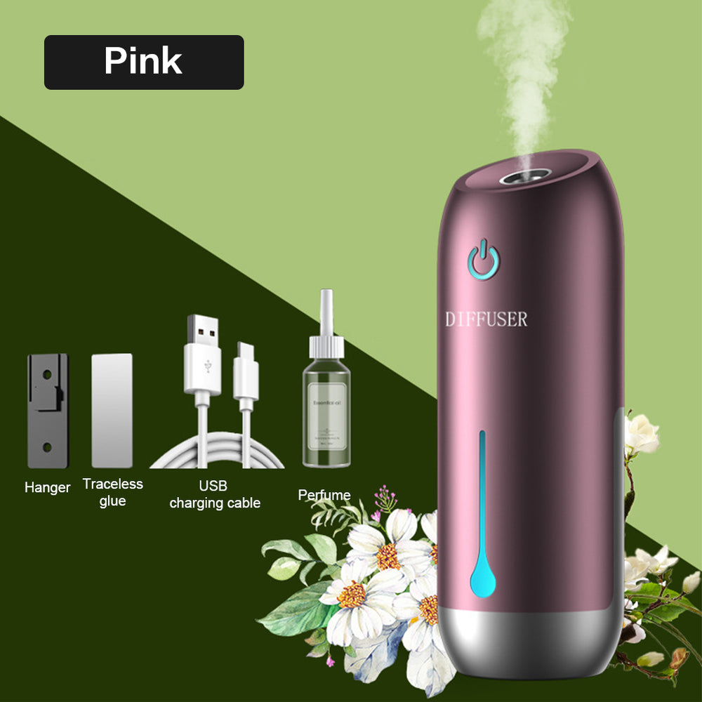 50ml Aromatherapy Machine Timed Automatic Spraying Fragrance Household Perfume Machine Toilet Deodorizing Air Purifying Diffuser - EX-STOCK Canada