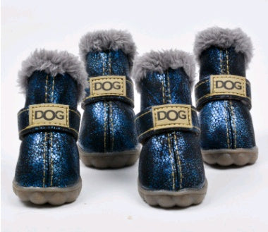 Dog Thick Snow Boots Keep Warm Teddy Autumn And Winter VIP Shoes EX-STOCK Canada