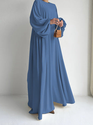 Middle East Muslim Women's Wear Plain Clothing Robe - EX-STOCK Canada