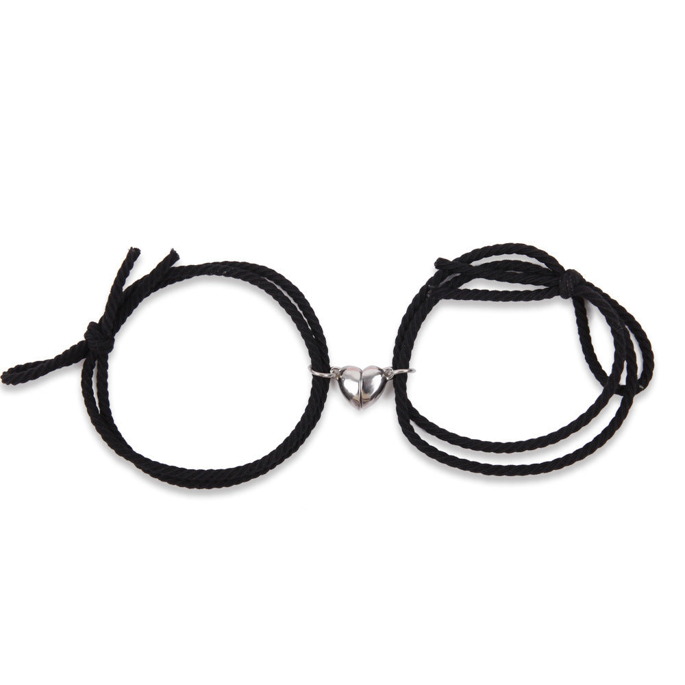Heart Magnet Pendant Couple Lovers Friendship Bracelet - EX-STOCK Canada