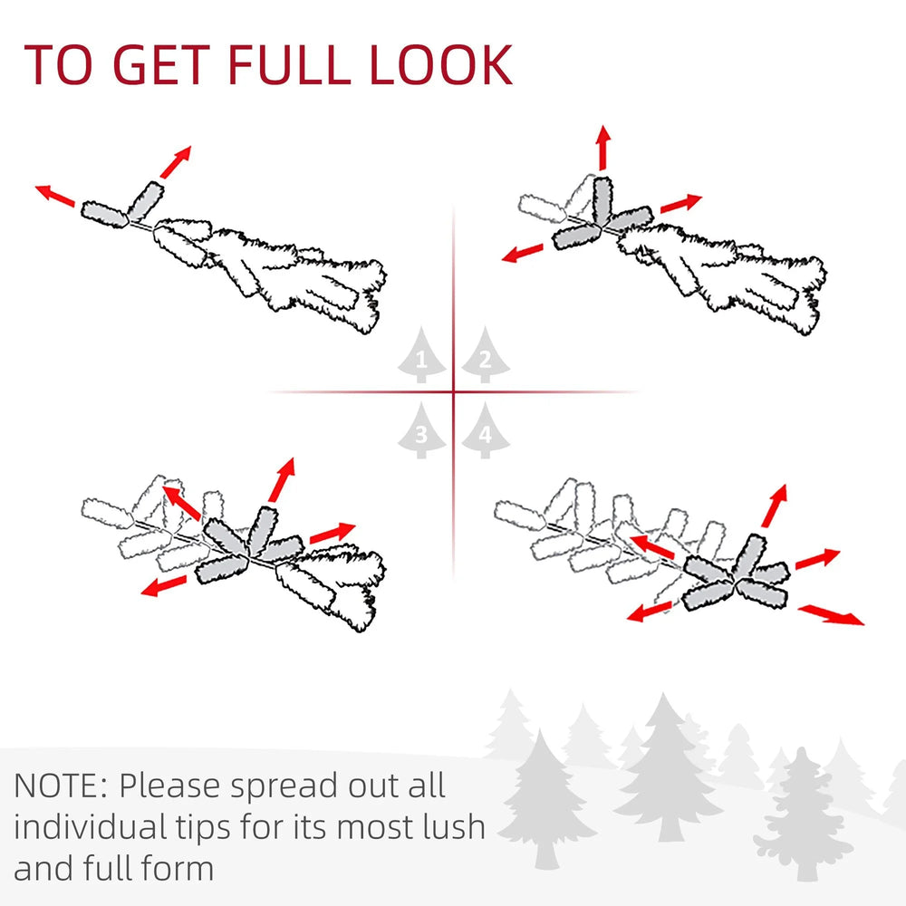 6' PVC Unlit Slim Artificial Pencil Christmas Tree Holiday EX-STOCK Canada