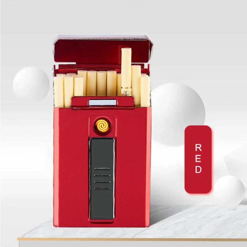 Étui à cigarettes rechargeable pour dix cigarettes fines conventionnellesEX-STOCK Canada