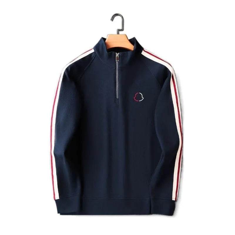 2pcs Fashion Side Stripe Leisure Sports Quarter Zip Tracksuit Co ord for Men - EX-STOCK Canada