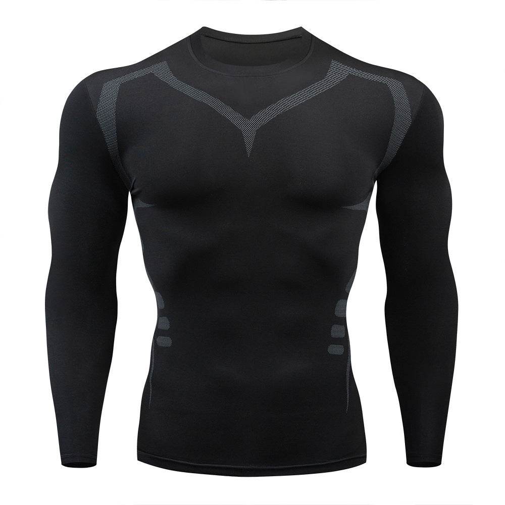 Men's Sports Quick-drying Long sleeve Workout Fitness T-shirt top - EX-STOCK Canada