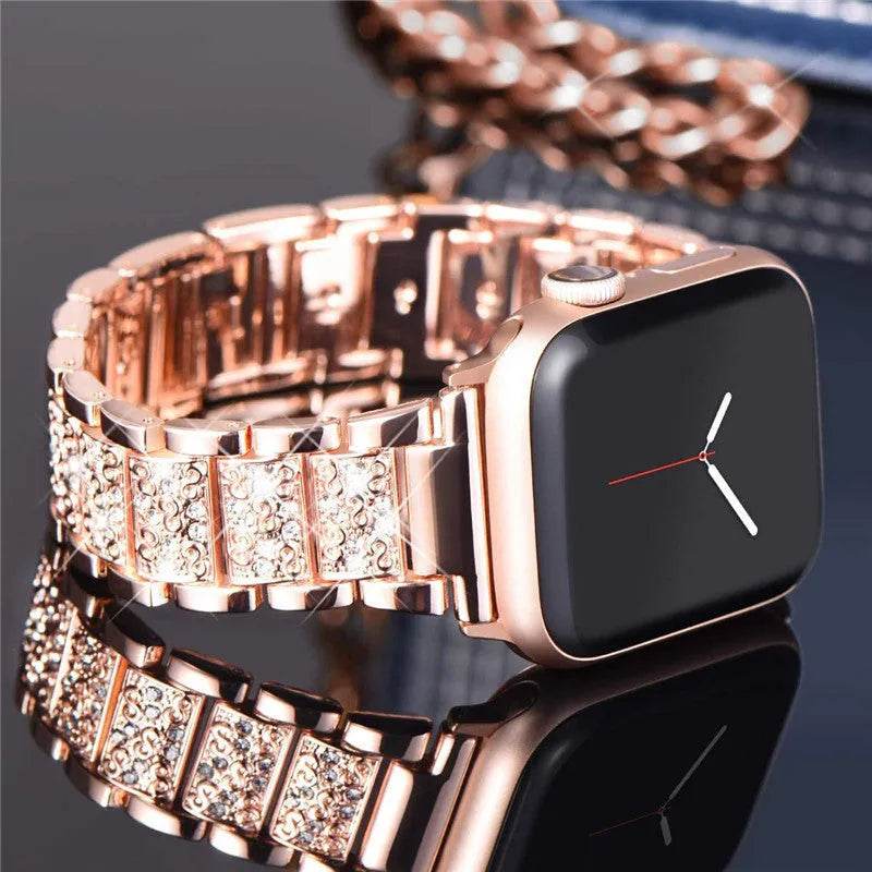 Female Jewelry Chain Watch Strap Bracelet Wrist band suitable for Apple Watch - EX-STOCK Canada