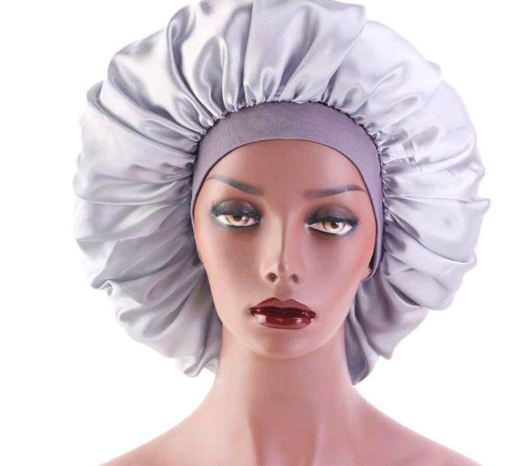 Beauty print Satin Silk Hair Bonnet for sleeping - EX-STOCK Canada