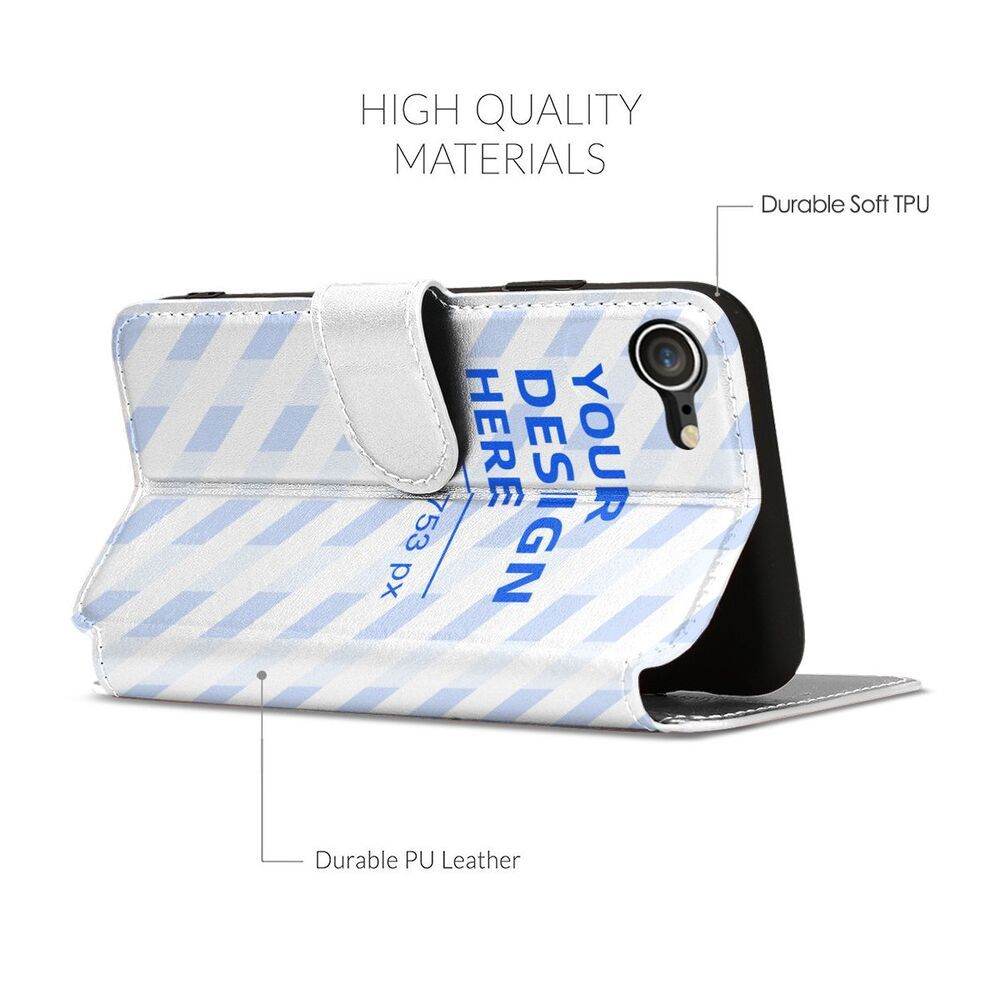 Soft TPU Custom Phone case Flip Card Holder iphone case - EX-STOCK Canada