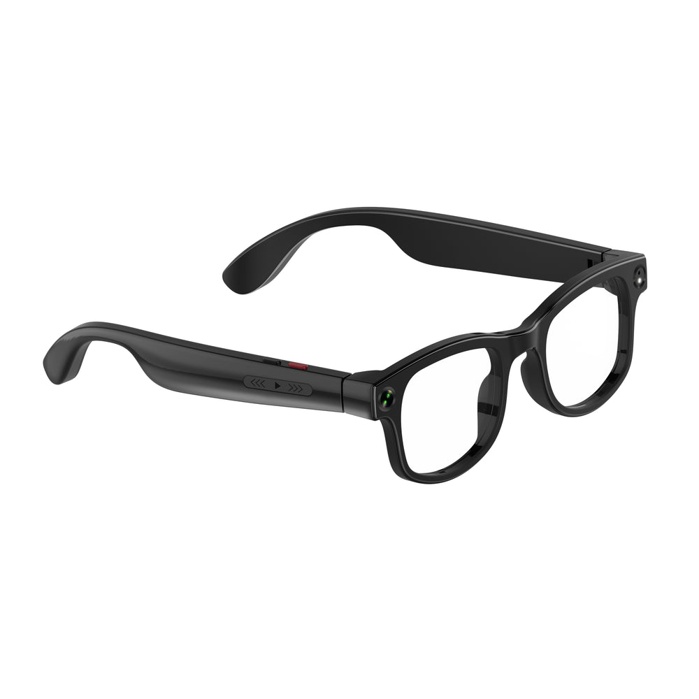 8MP AI glasses with Wi-Fi photo and recording transfer support