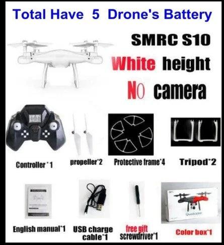 Sales Promotion WiFi 2MP Camera With S10 SMRC FPV Quadcopter Drone Helicopter UAV Micro Remote Control Toy RACER KIT Aircraft EX-STOCK Canada