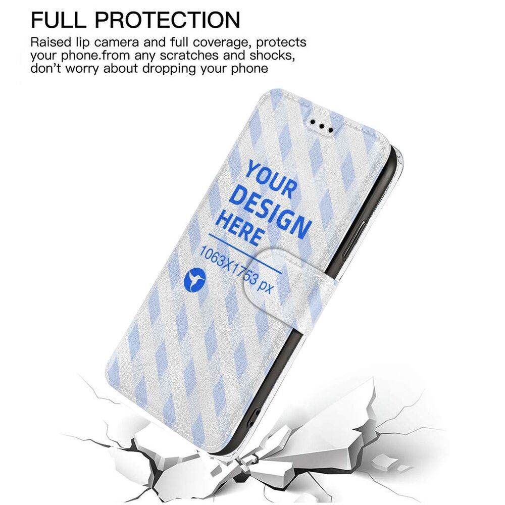 Soft TPU Custom Phone case Flip Card Holder iphone case - EX-STOCK Canada