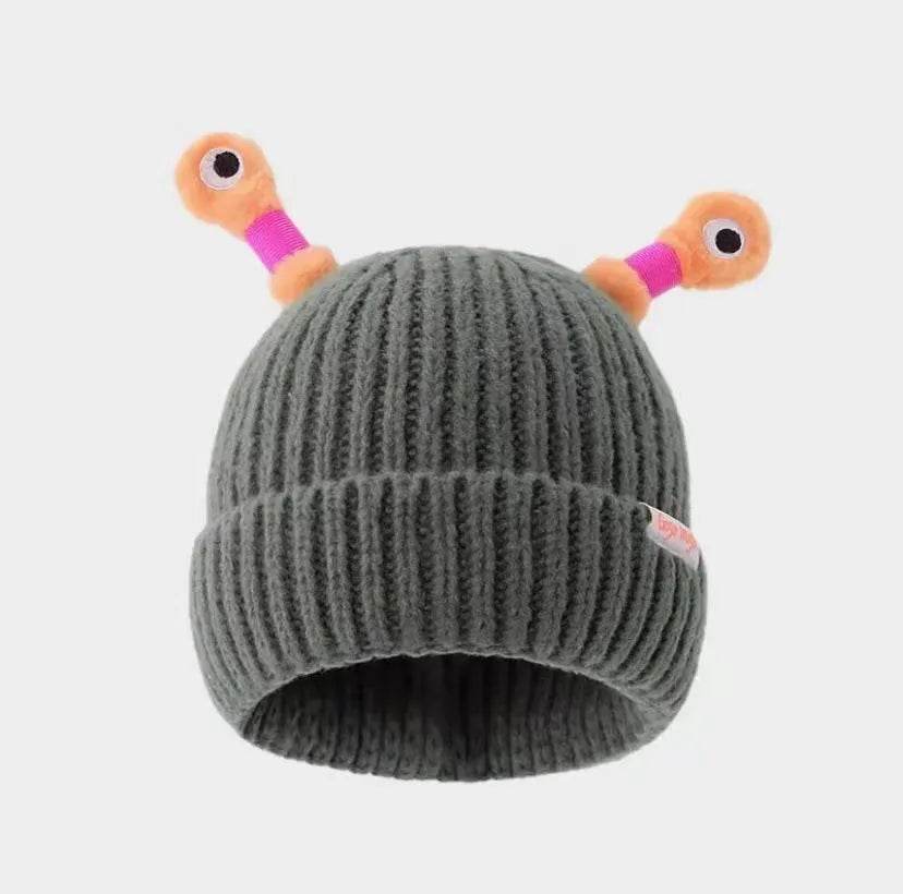 New Cute Luminous Fall Winter Warm Ear Protection Wool Cartoon All-matching Knitted Beanie Hat - EX-STOCK Canada