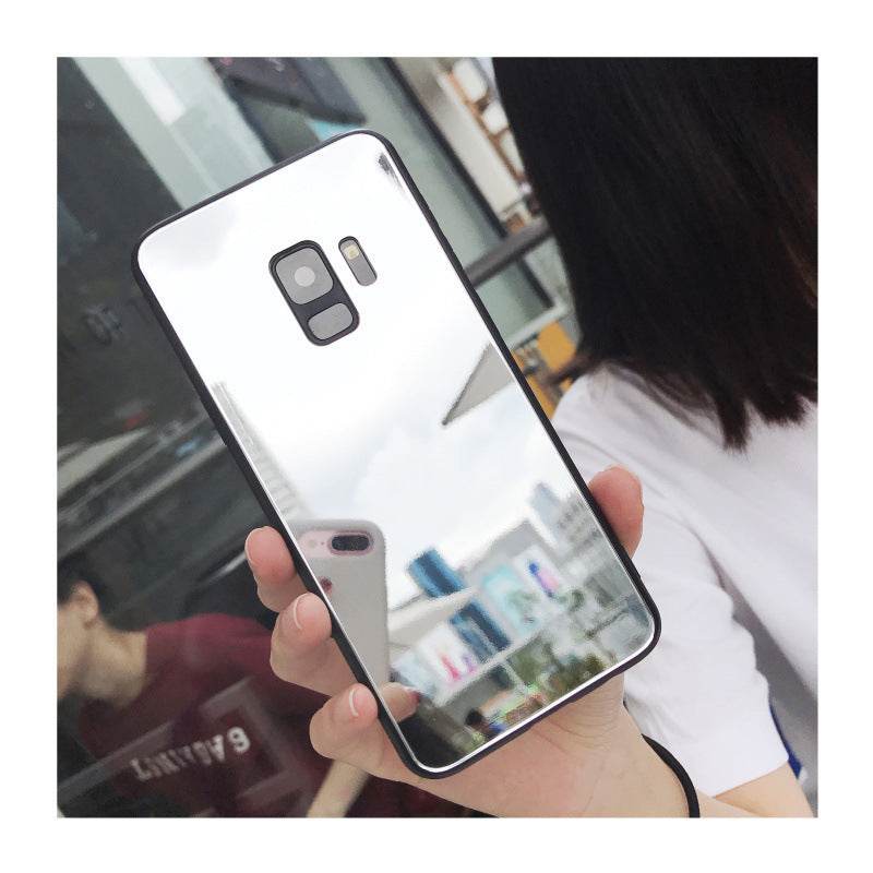 Tempered Glass Mirror Phone Case for Samsung Makeup mirror for Women - EX-STOCK Canada