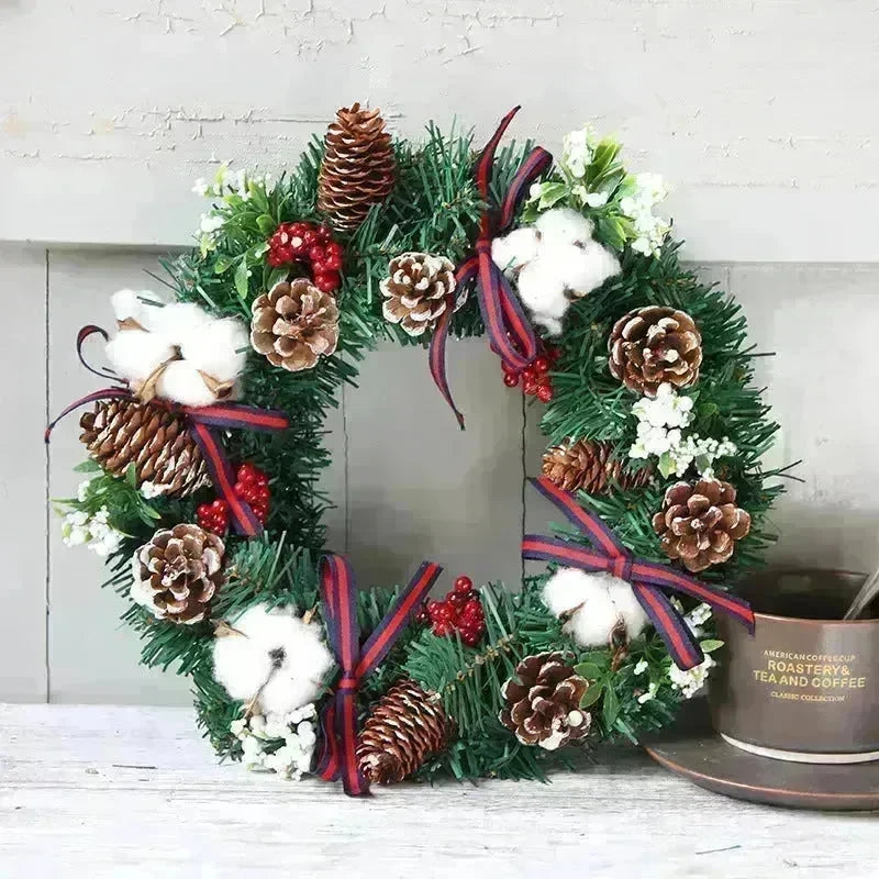 30cm 40cm Christmas Wreath Ornaments Christmas Wreath - EX-STOCK CANADA