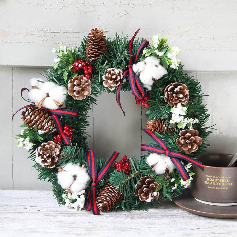 30cm 40cm Christmas Wreath Ornaments Christmas Wreath - EX-STOCK Canada