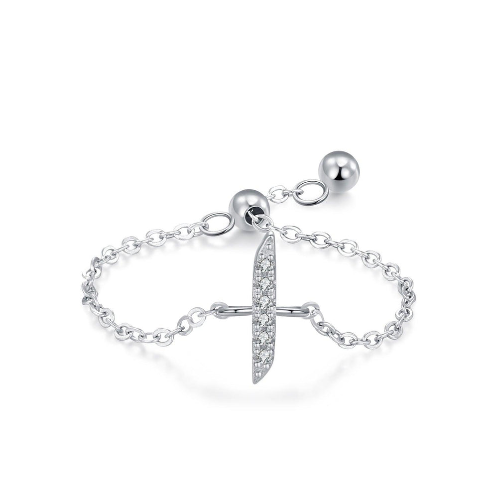 S925 Sterling Silver Niche Style Arabic Letters Pull-out Chain All-match Stackable EX-STOCK Canada