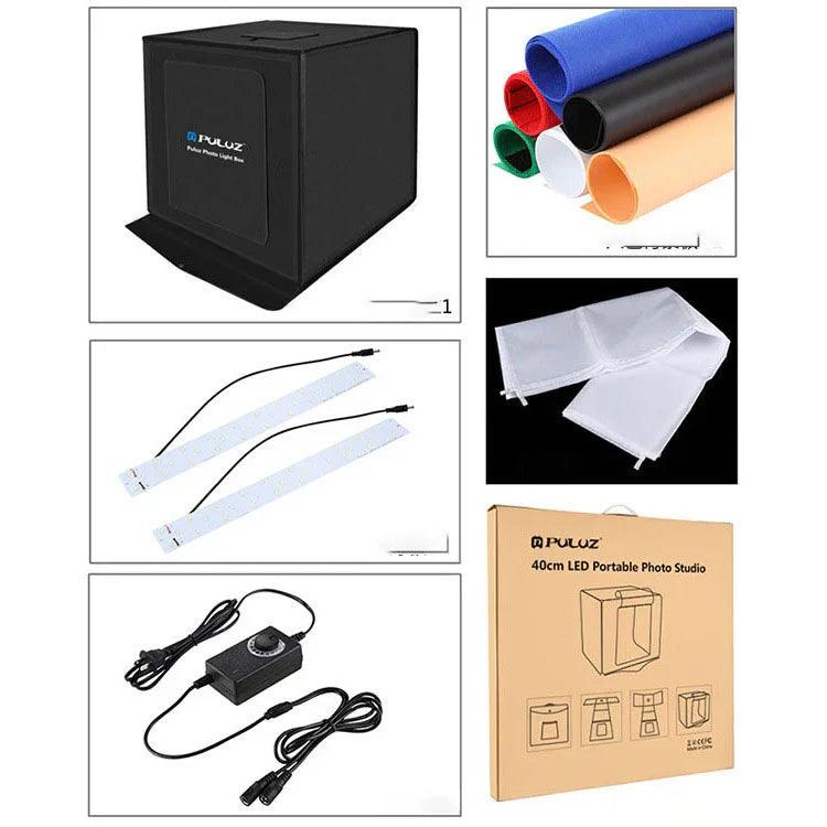 40CM Folding Studio LED Highlighting Dimming Photo Soft Light Box EX-STOCK Canada