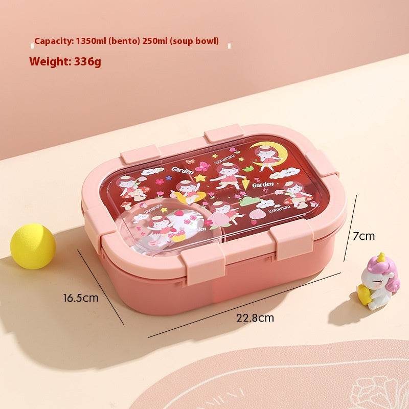 Kids Plastic Lunch Container Bento Lunch Box - EX-STOCK Canada
