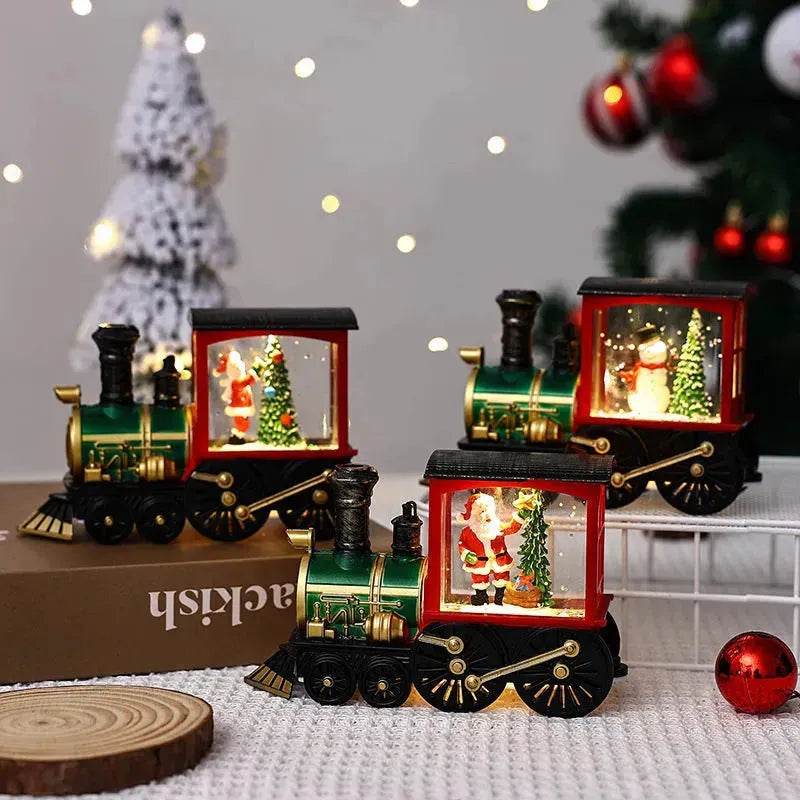 Christmas Gift Train Decoration Small Night Lamp - EX-STOCK Canada