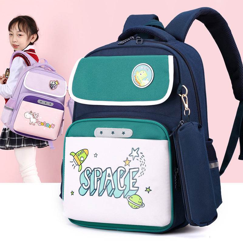 Primary School Large Capacity Spine Supportive Canvas Backpack for school - EX-STOCK Canada