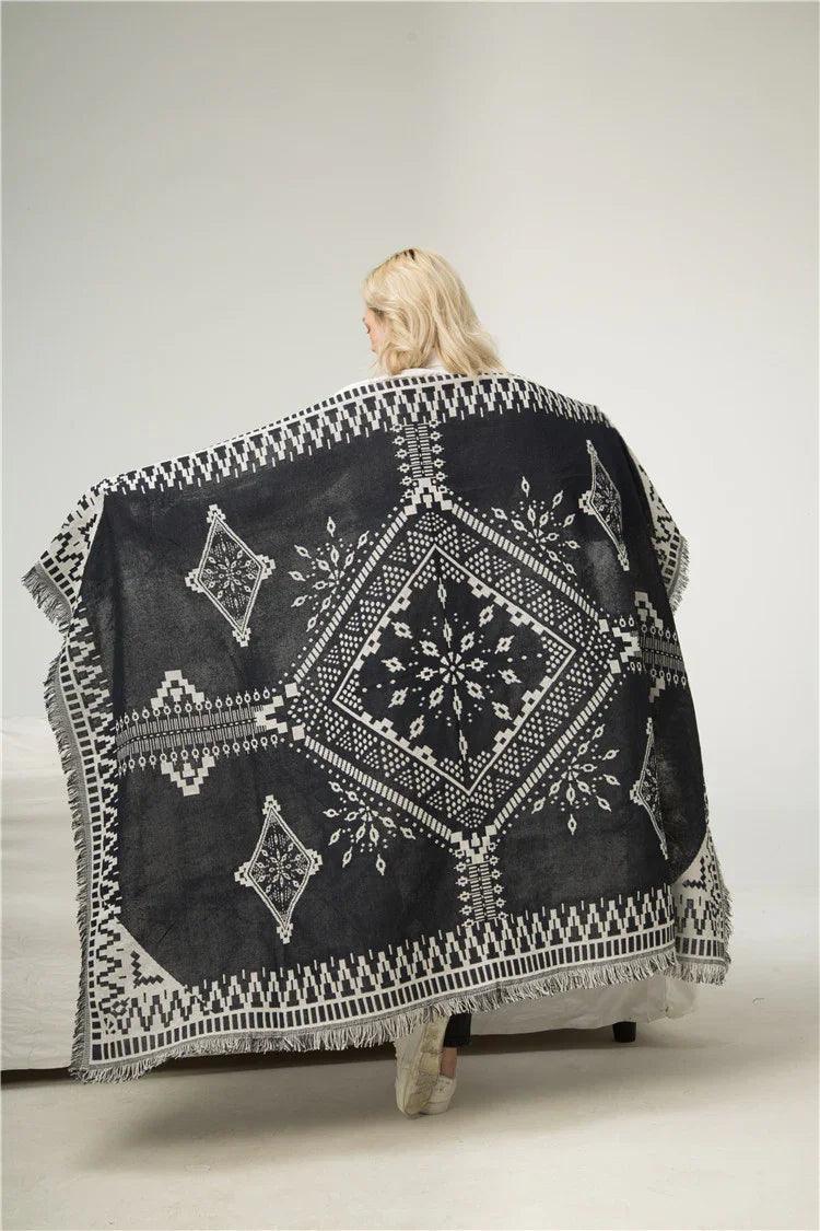 Ethnic style blanket sofa blanket EX-STOCK Canada