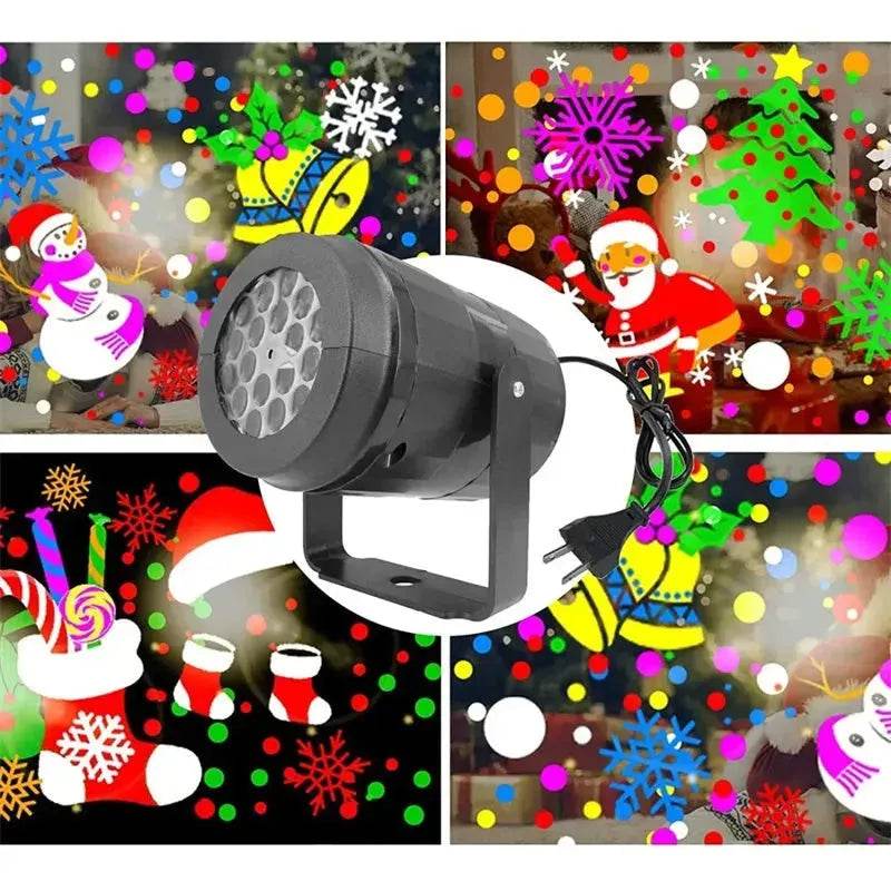 Christmas -themed LED Light Projector Bedroom Party Decor - EX-STOCK Canada