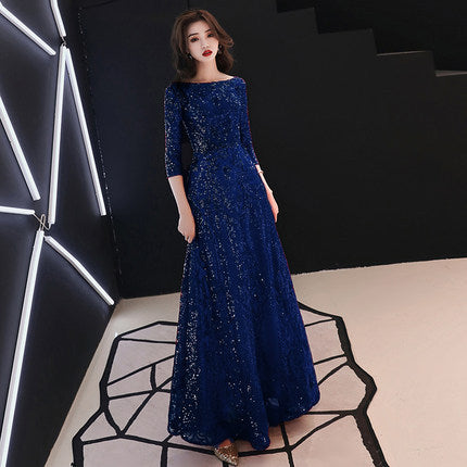 Women's Long Chinese Style Toast Dress For Dinner EX-STOCK Canada