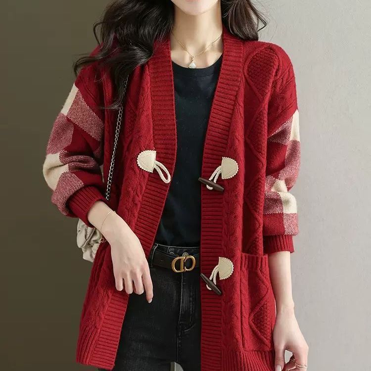 Women's Mid-length Knitted Cardigan Autumn And Winter | EX-STOCK product gallery photo 8